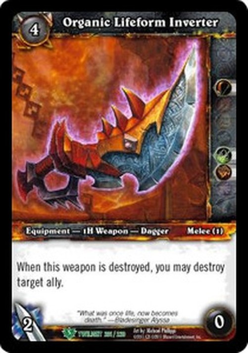 World of Warcraft TCG Organic Lifeform Inverter