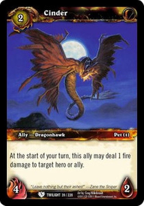 World of Warcraft TCG Cinder