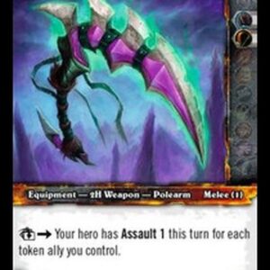 World of Warcraft TCG Elementium Poleaxe