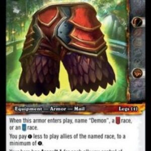 World of Warcraft TCG Legguards of the Legion
