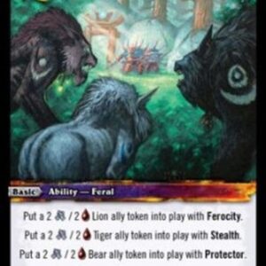 World of Warcraft TCG Lions, Tigers, and Bears
