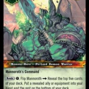 World of Warcraft TCG Mannoroth the Destructor