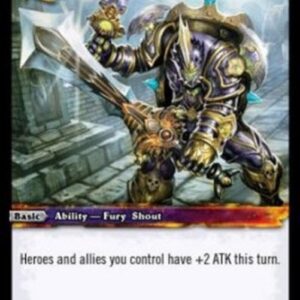 World of Warcraft TCG Bloodthirsty Shout