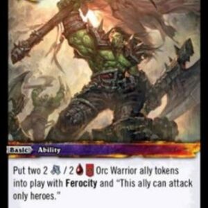 World of Warcraft TCG Blood and Thunder!