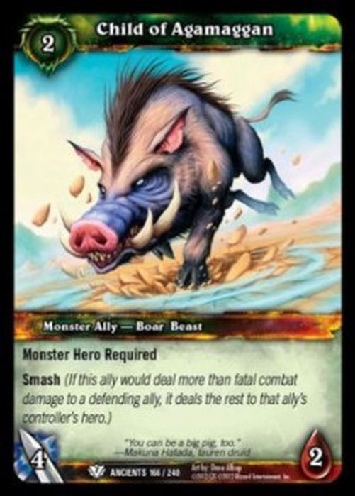 World of Warcraft TCG Child of Agamaggan