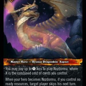 World of Warcraft TCG Nozdormu the Timeless