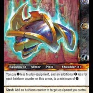 World of Warcraft TCG Polished Spaulders of Valor