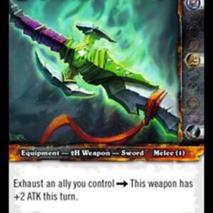 World of Warcraft TCG Poisonfire Greatsword