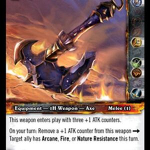 World of Warcraft TCG Axe of Grounded Flame