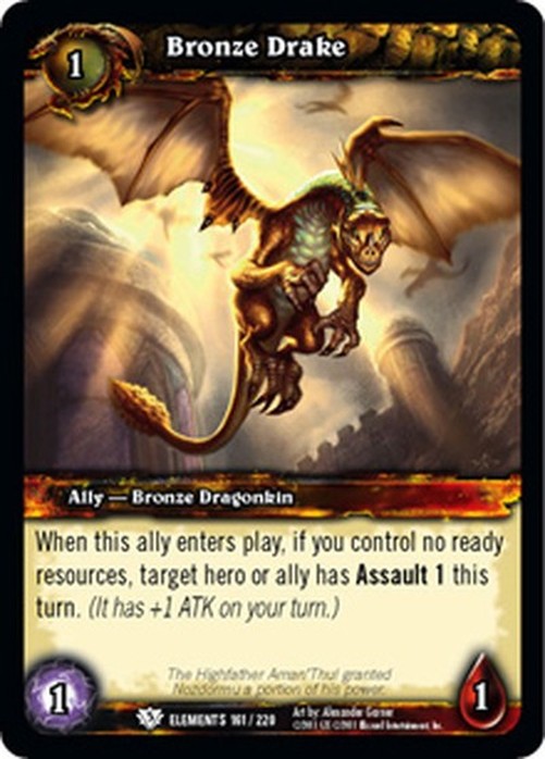 World of Warcraft TCG Bronze Drake