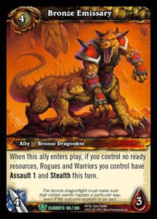 World of Warcraft TCG Bronze Emissary