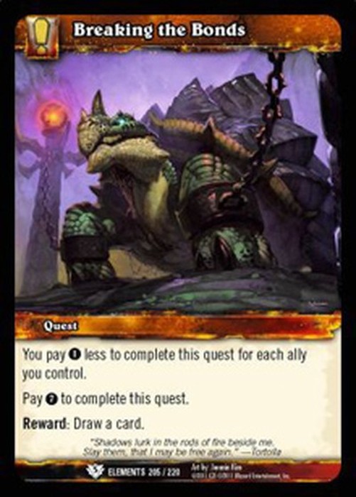 World of Warcraft TCG Breaking the Bonds