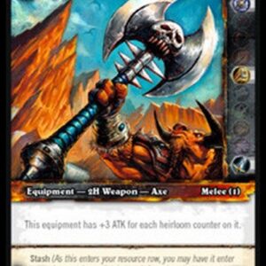 World of Warcraft TCG Bloodied Arcanite Reaper
