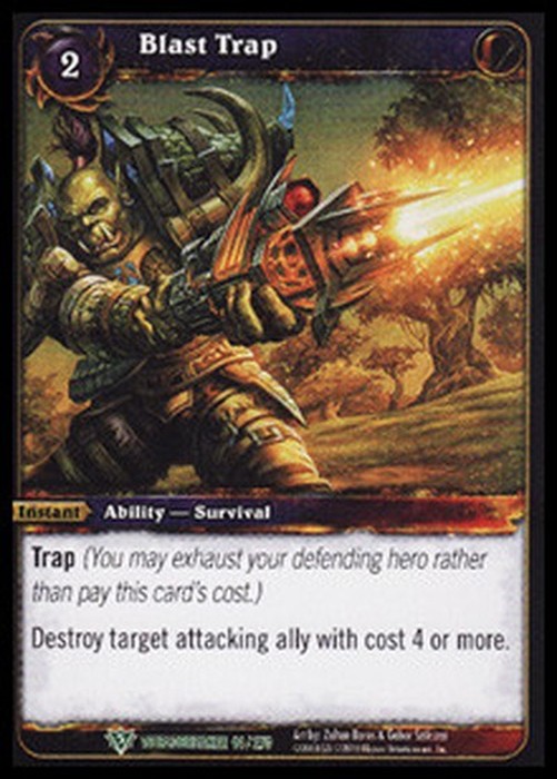 World of Warcraft TCG Blast Trap