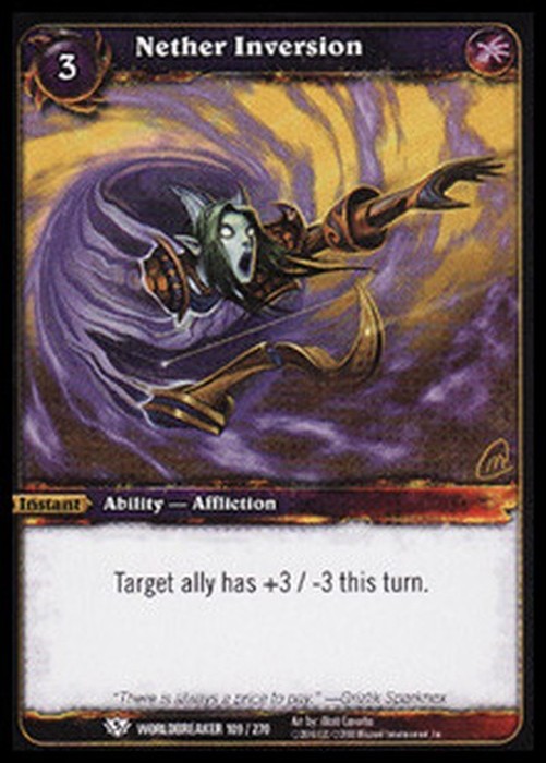 World of Warcraft TCG Nether Inversion