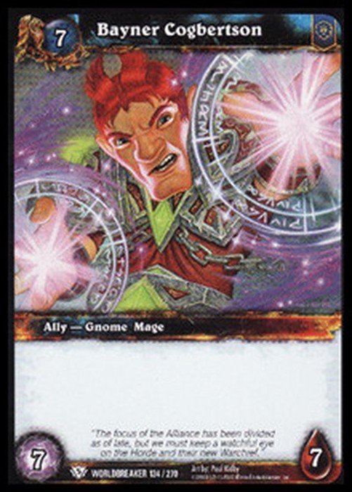 World of Warcraft TCG Bayner Cogbertson