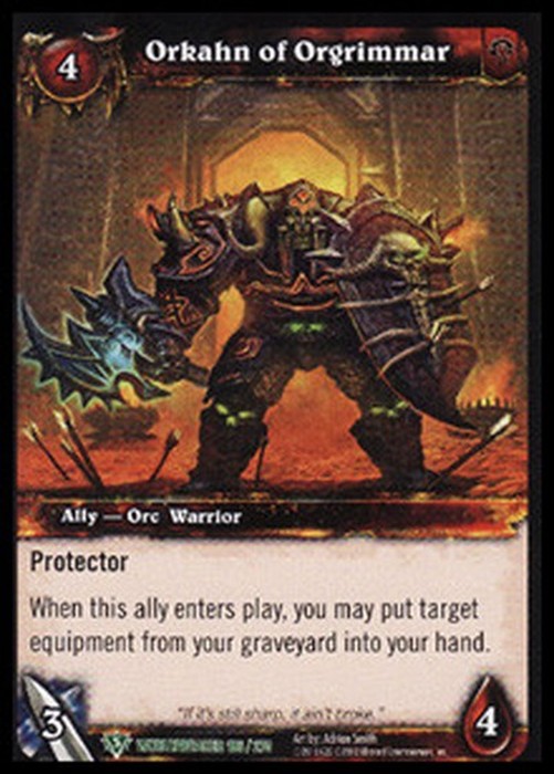 World of Warcraft TCG Orkahn of Orgrimmar