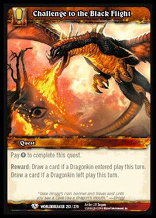 World of Warcraft TCG Challenge to the Black Flight