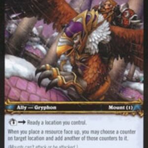 World of Warcraft TCG Armored Snowy Gryphon