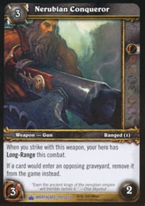 World of Warcraft TCG Nerubian Conqueror