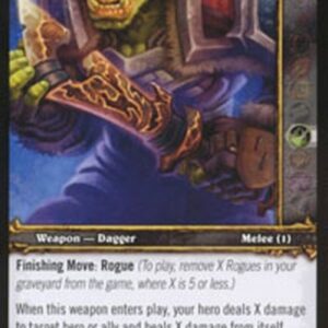 World of Warcraft TCG Lifeblade of Belgaristrasz