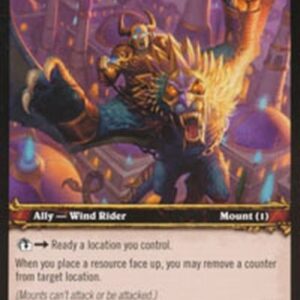 World of Warcraft TCG Armored Blue Wind Rider