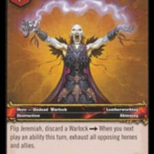World of Warcraft TCG Jeremiah Karvok