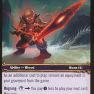 World of Warcraft TCG Blood Rune