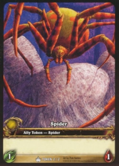 World of Warcraft TCG SOVR Spider Token