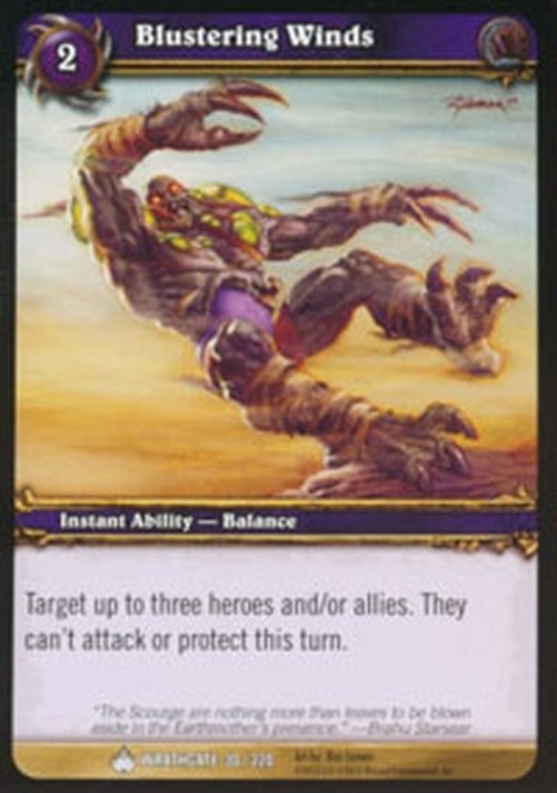 World of Warcraft TCG Blustering Winds