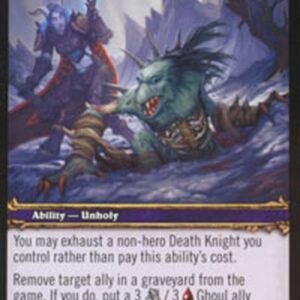 World of Warcraft TCG Lesson of the Grave