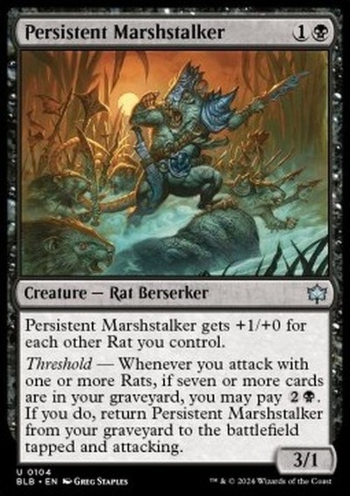 Magic: The Gathering Persistent Marshstalker