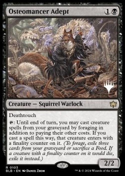Magic: The Gathering Osteomancer Adept (V.2)