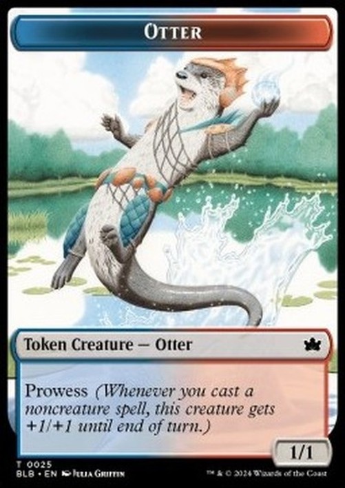 Magic: The Gathering Otter Token (UR 1/1) // Copy Token