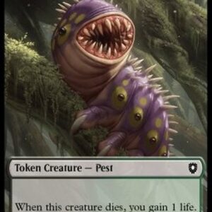 Magic: The Gathering Pest Token (BG 1/1) // Shapeshifter Token (U 2/2)