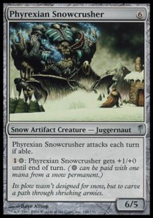 Magic: The Gathering Phyrexian Snowcrusher
