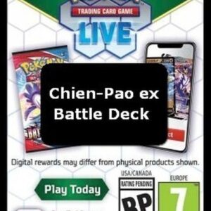 Pokemon Live Code Card (Chien-Pao ex Battle Deck)