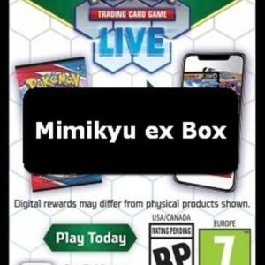 Pokemon Live Code Card (Mimikyu ex Box)