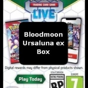 Pokemon Live Code Card (Bloodmoon Ursaluna ex Box)