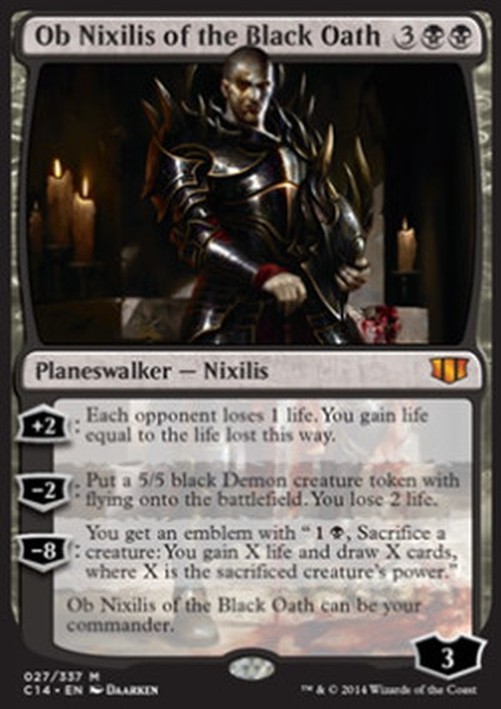 Magic: The Gathering Ob Nixilis of the Black Oath (V.1)