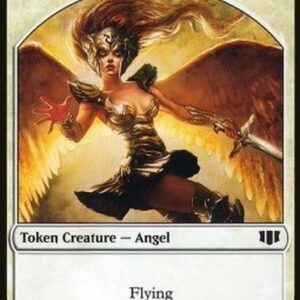 Magic: The Gathering Angel Token (W 4/4) / Cat Token (W 2/2)