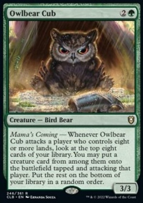 Magic: The Gathering Owlbear Cub