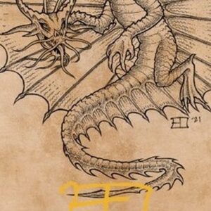 Magic: The Gathering Art Series: Ancient Gold Dragon (V.6)