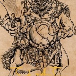 Magic: The Gathering Art Series: Thrakkus the Butcher (V.2)