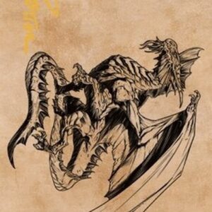 Magic: The Gathering Art Series: Ancient Silver Dragon (V.4)