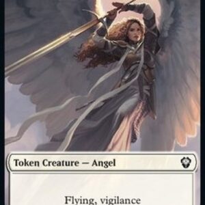 Magic: The Gathering Angel Token (W 4/4 Vigilance) // Kavu Token (Gold 3/3)