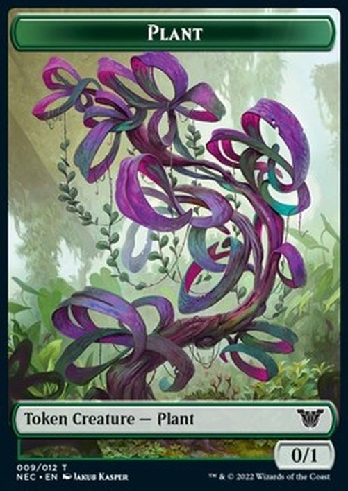 Magic: The Gathering Plant Token (G 0/1) // Treasure Token