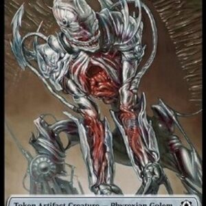 Magic: The Gathering Phyrexian Golem Token (A 3/3) // Phyrexian Horror Token (A */*)