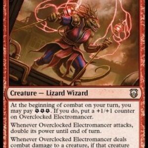 Magic: The Gathering Overclocked Electromancer (V.2)