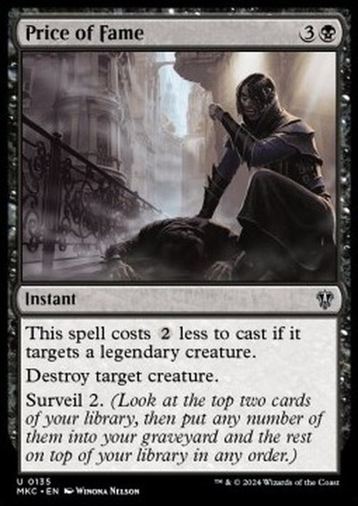 Magic: The Gathering Price of Fame